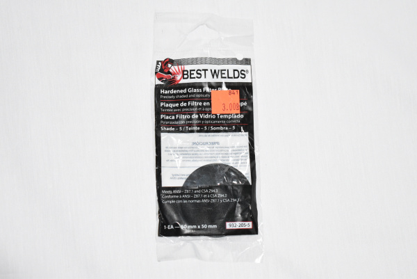 Best Welds Hardened Glass Circle Welding Lens Shade 5 [L062]